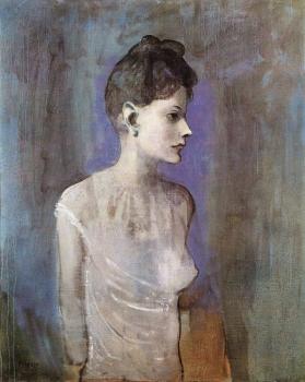 Pablo Picasso : woman in a chemise